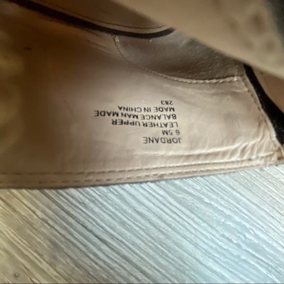 Shoemint Jordane lace up peep toe leather wedge booties size 6.5 zipper heel - Picture 12 of 12